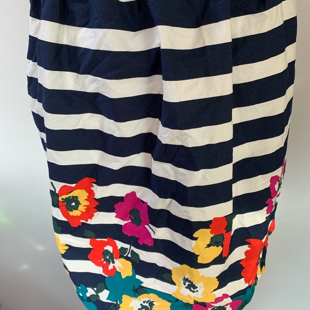 BANANA REPUBLIC Stripped Flowered Skirt Size 0 - Picture 3 of 5